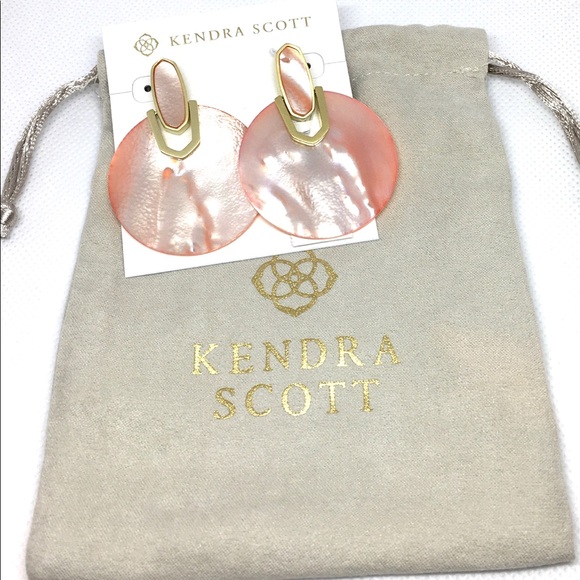 Kendra Scott Jewelry Kendra Scott Didi Peach Mother Of Pearl